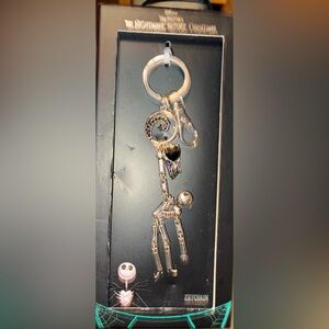 DISNEY Nightmare Before Christmas Jack Skellington Charms Keychain Bag Charm NWT